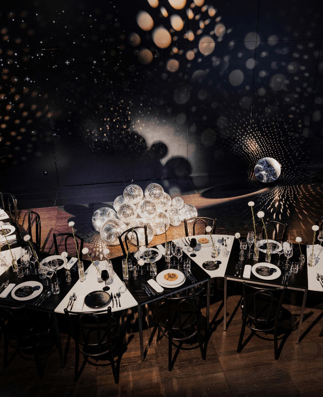 Black & White Wedding Setting at SO/ Vienna