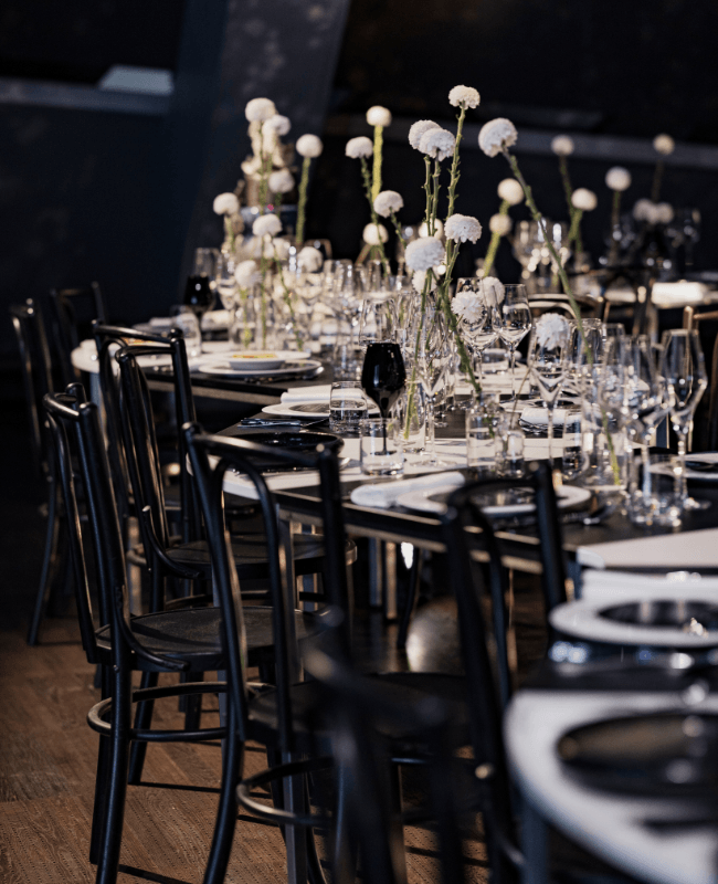 Black & White Wedding Setting at SO/ Vienna