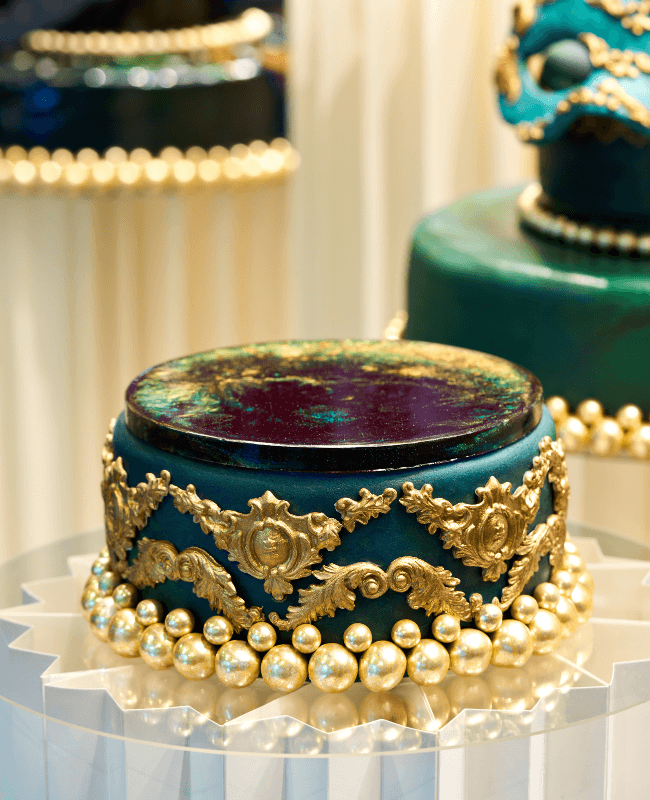 Mystic Masquerade cake by Annette Fauma