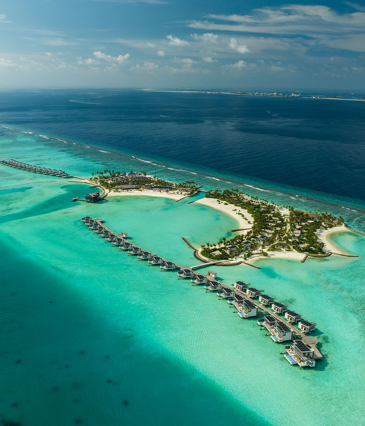 aerial photo of So/Maldives