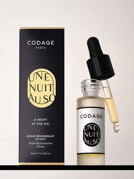 So x Codage collaboration with the product night rejuvenation serum 