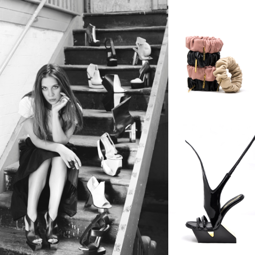 Caroling Holzhuber mit ihren Designs